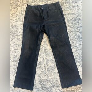 Black faux leather pants Vici Collection. Size large